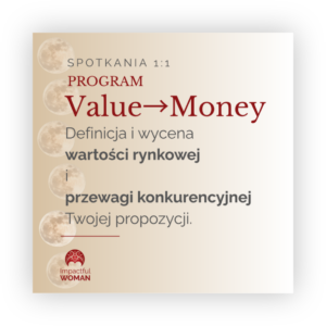 Value → Money | Audyt + diagnoza + definicja Twojej wartości rynkowej  [praca1:1]